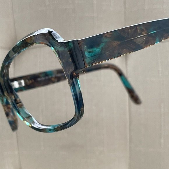 Kirkland Signature Eyeglasses Frame Blue Tortoise Glasses 55[]16 140 Made Italy - Picture 4 of 12